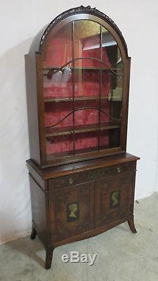 French China Cabinet Bookcase Dome