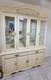 French Country Style Vintage China Cabinet