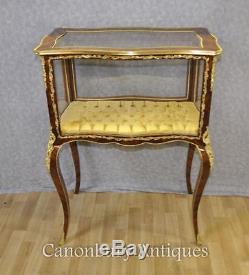 French Empire Display Cabinet Jewellery Case Bijouterie