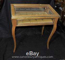 French Empire Jewellery Case Display Cabinet Bijouterie