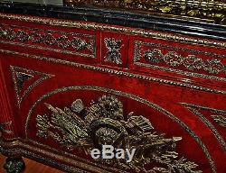 French Empire Style Heavily Ormolu Mounted Claw Feet Cabinet Credenza Server