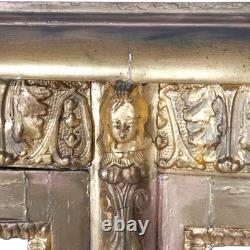 French Louis XVI Style Vernis Martin Decortated Gilt Wood & Ormolu Vitrine c1890