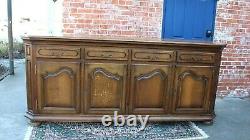 French Oak Traditional Sideboard with Key