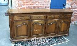 French Oak Traditional Sideboard with Key