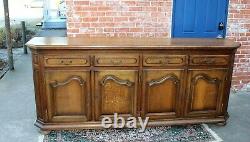 French Oak Traditional Sideboard with Key