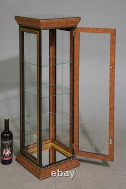 French Vitrine / Display Cabinet with Mirrored Top 38.75 Tall