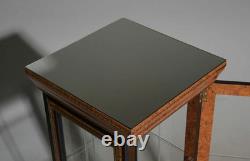 French Vitrine / Display Cabinet with Mirrored Top 38.75 Tall