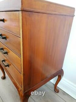 Fyne Ladye Art Deco Mahogany Music Sheet Cabinet 4 Drawers Swing Slide