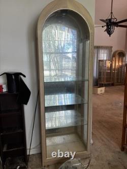 Gabinete de Exhibición / Credenza de 4 Piezas con Iluminación Vidrio Elegante