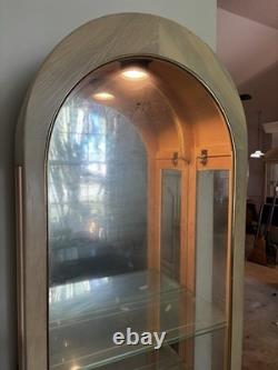 Gabinete de Exhibición / Credenza de 4 Piezas con Iluminación Vidrio Elegante