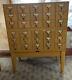 Gaylord Library Card Catalog 30 Drawer Wood Mcm Mid Century #2