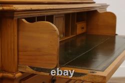 Georgian Farmhouse Vintage Pine China Cabinet, Saginaw #54475