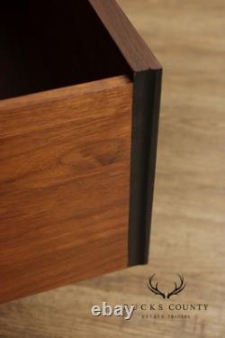 Georgian Style Hand Painted Mahogany Breakfront Cabinet