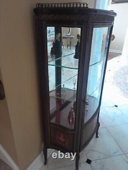 Glass Display Case Curio Cabinet 60x33x15.5