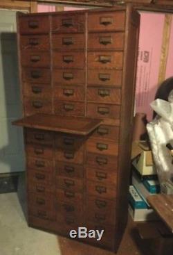 Globe Wernicke Oak File Cabinet One of a Kind