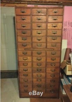 Globe Wernicke Oak File Cabinet One of a Kind
