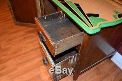 Gorgeous Antique c. 1800's-1900's Slide Hoosier Cabinet with 2 Enamel-Ware Counters