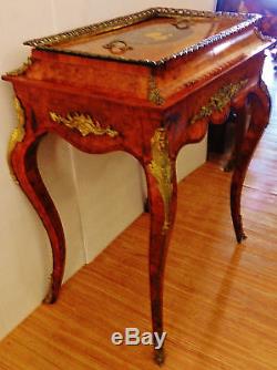 Gorgeous French Louis Style Small Top Cabinet Chest Table Or Jewelery Chest