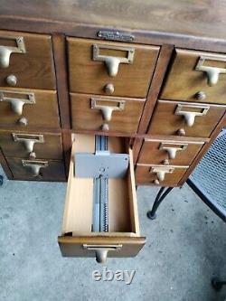 Gorgeous Vintage Remington Rand 12-drawer Card Catalog