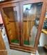 Gun Cabinet Antique Inlaid Wood