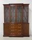 Henkel Harris 2365 29 Banded Mahogany Breakfront China Cabinet