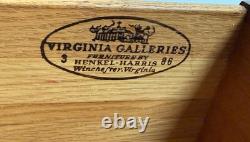 HENKEL HARRIS 2365 29 Banded Mahogany Breakfront China Cabinet