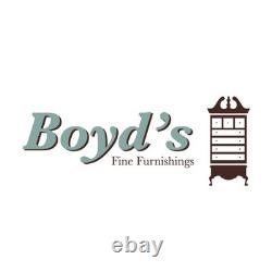 HENKEL HARRIS 2365 29 Banded Mahogany Breakfront China Cabinet