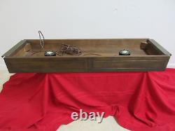 Henredon Oak Scene One campaign 45 Light Bridge Canopy China Cabinet A