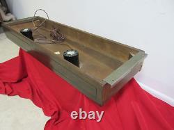 Henredon Oak Scene One campaign 45 Light Bridge Canopy China Cabinet A