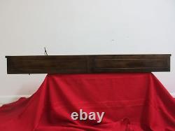 Henredon Oak Scene One campaign 45 Light Bridge Canopy China Cabinet A