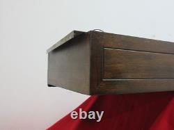 Henredon Oak Scene One campaign 45 Light Bridge Canopy China Cabinet A