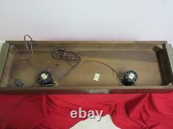 Henredon Oak Scene One campaign 45 Light Bridge Canopy China Cabinet A