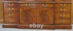 Hickory Chair James River Collection Chippendale Style Breakfront China Cabinet