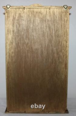 Hollywood Regency Gold Gilt Curio Wall Shelf or Tabletop Display Baroque Design