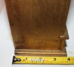 Hollywood Regency Gold Gilt Curio Wall Shelf or Tabletop Display Baroque Design