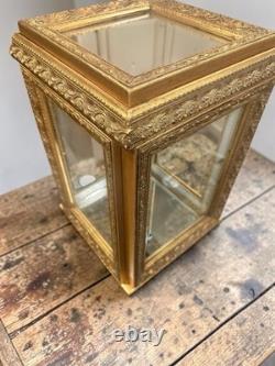 Home Vintage Italian Rococo Style Vitrine. 18 X 10.5 Square