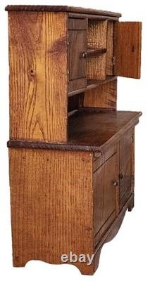Hoosier Cabinet, Child, Salesman, Bakers Kitchen Work Station, Oak, c1900 18t