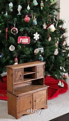 Hoosier Cabinet, Child, Salesman, Bakers Kitchen Work Station, Oak, c1900 18t