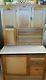 Hoosier Style Cabinet Excellent Condition! Bread Drawer & Flour Sifter Primitive