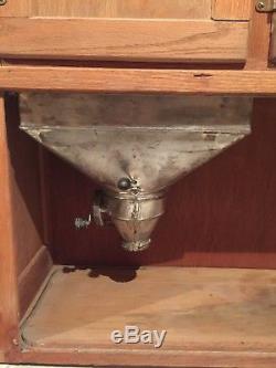 Hoosier brand Antique Oak Kitchen Cabinet (authentic) loaded with many features