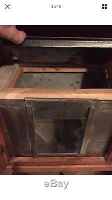 Hoosier brand Antique Oak Kitchen Cabinet (authentic) loaded with many features