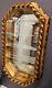 Horchow 27 Gold Mirrored Curio Cabinet Hollywood Regency Gorgeous Vintage