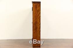 Hotel Countertop or Hanging Key Cabinet, 98 Cubby Holes, 1910 Antique