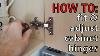 How To Fit And Adjust Kitchen Cabinet Hinges U0026 Doors
