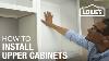 How To Hang Cabinets