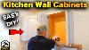 How To Install Kitchen Wall Cabinets Easy Diy For Beginners