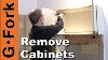 How To Remove Kitchen Cabinets Updated Gardenfork