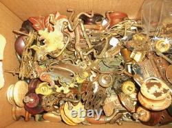 Huge Lot Of Antique And Vintage Hardware, Drawer Pulls, Knobs, Escutcheons, Etc