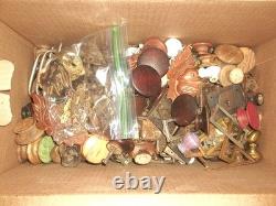 Huge Lot Of Antique And Vintage Hardware, Drawer Pulls, Knobs, Escutcheons, Etc
