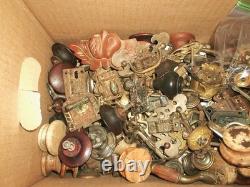 Huge Lot Of Antique And Vintage Hardware, Drawer Pulls, Knobs, Escutcheons, Etc